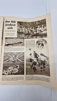 Originalt tysk olympiade blad - 1936
