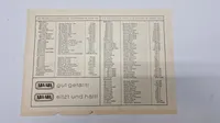 Original ugeplan, med reklame for olympiaden 1936