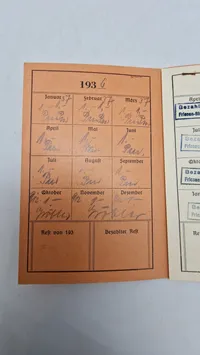 Originalt tysk olympiade lot - 1936