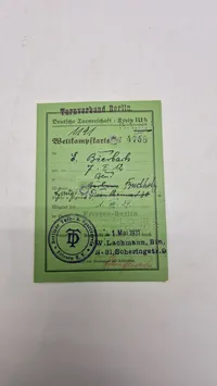 Originalt tysk olympiade lot - 1936
