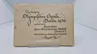 Originalt tysk olympiade lot - 1936