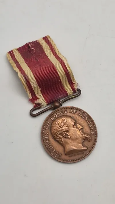 Original 1848-50 krigsdeltager medalje