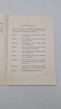 Original XI. OLYMPIADE BERLIN
1936
REISE- UND TRANSPORTERMÄSSIGUNGEN
ORGANISATIONSKOMITEE FOR DIE XI. OLYMPIADE
BERLIN 1936