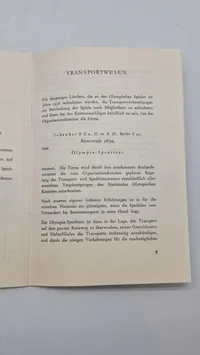 Original XI. OLYMPIADE BERLIN
1936
REISE- UND TRANSPORTERMÄSSIGUNGEN
ORGANISATIONSKOMITEE FOR DIE XI. OLYMPIADE
BERLIN 1936
