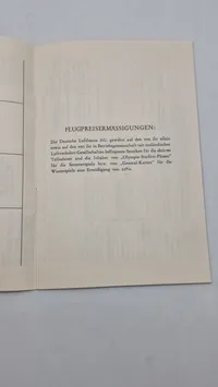Original XI. OLYMPIADE BERLIN
1936
REISE- UND TRANSPORTERMÄSSIGUNGEN
ORGANISATIONSKOMITEE FOR DIE XI. OLYMPIADE
BERLIN 1936