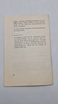 Original XI. OLYMPIADE BERLIN
1936
REISE- UND TRANSPORTERMÄSSIGUNGEN
ORGANISATIONSKOMITEE FOR DIE XI. OLYMPIADE
BERLIN 1936