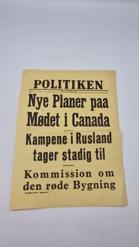 Original spiseseddel fra “Polititikken” 1943