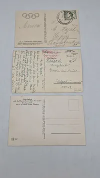 Samling originale olympiade postkort - 1936d