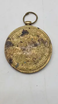 Original Victory Medal fra Første Verdenskrig, også kendt som "The Great War for Civilisation" - Navngiven