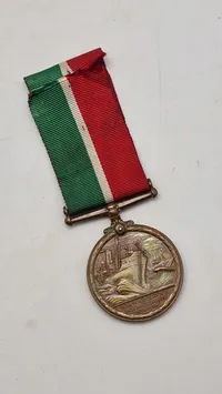 Original Mercantile Marine War Medal, en medalje indstiftet i 1919 af det britiske handelsministerium (Board of Trade) - Navngiven