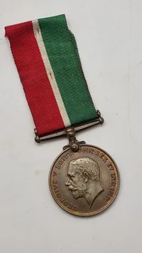 Original Mercantile Marine War Medal, en medalje indstiftet i 1919 af det britiske handelsministerium (Board of Trade) - Navngiven