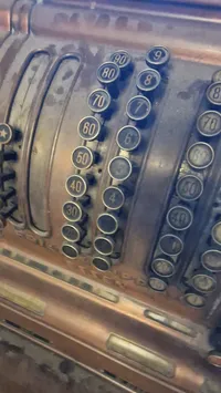 Originalt Tysk Krupp kasseapparat fra før 1945, SKAL HENTES I VORDINGBORG ELLER LEVERES EFTER AFTALE