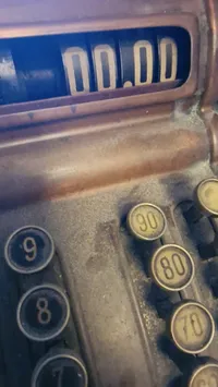Originalt Tysk Krupp kasseapparat fra før 1945, SKAL HENTES I VORDINGBORG ELLER LEVERES EFTER AFTALE