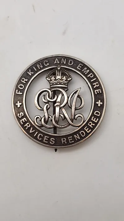Originalt Silver War badge