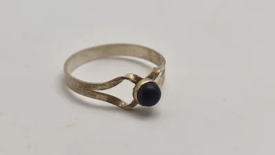 Original sølv fingerring start 1900 tallet