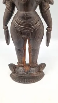 Vintage håndlavet Marapachin Bommai Hindu Man