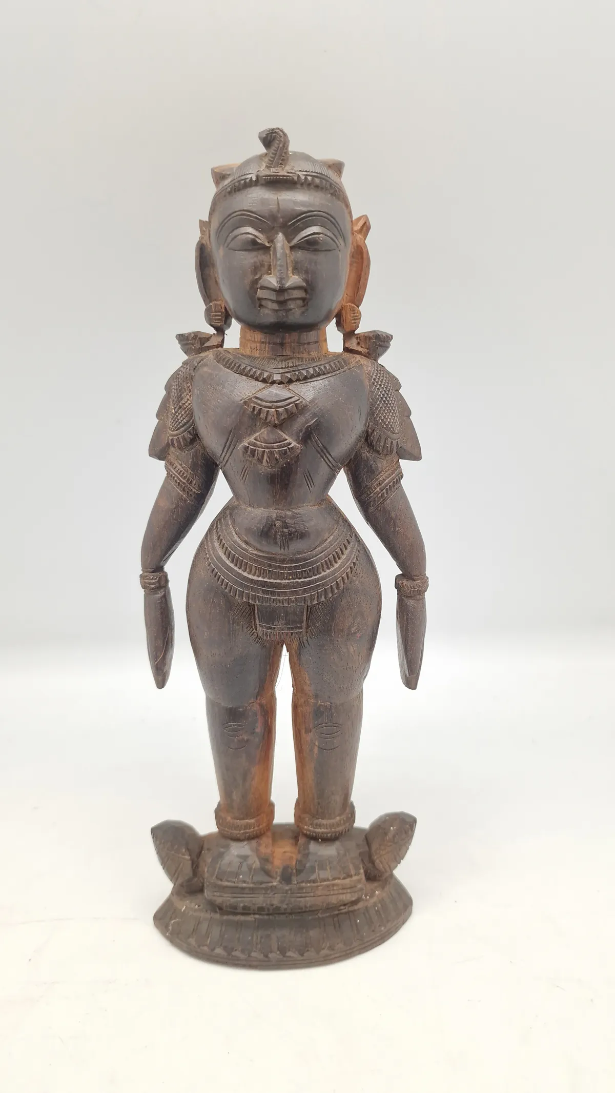 Vintage håndlavet Marapachin Bommai Hindu Man