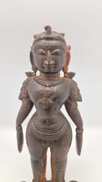 Vintage håndlavet Marapachin Bommai Hindu Man