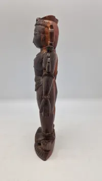 Vintage håndlavet Marapachin Bommai Hindu Man