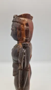 Vintage håndlavet Marapachin Bommai Hindu Man