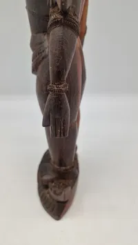 Vintage håndlavet Marapachin Bommai Hindu Man