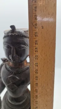Vintage håndlavet Marapachin Bommai Hindu Man