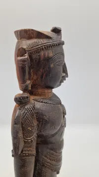 Vintage håndlavet Marapachin Bommai Hindu Man