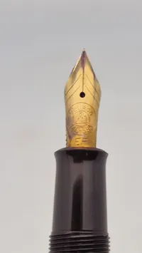 Original tysk Pelican fyldepen med spids af 14 karat guld
