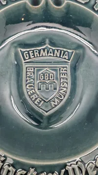 Originalt askebæger fra Germania Brauerei