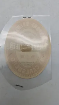 Original Carlsberg øl etikette