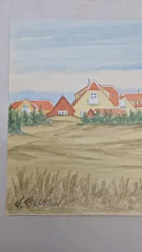 Skagensmaler Jakob Fedder Karlsson - afdød 2008