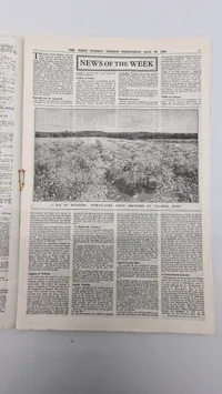 Originalt eks. af “Weekly Edition” 1944 Nedkastet over Danmark WW2