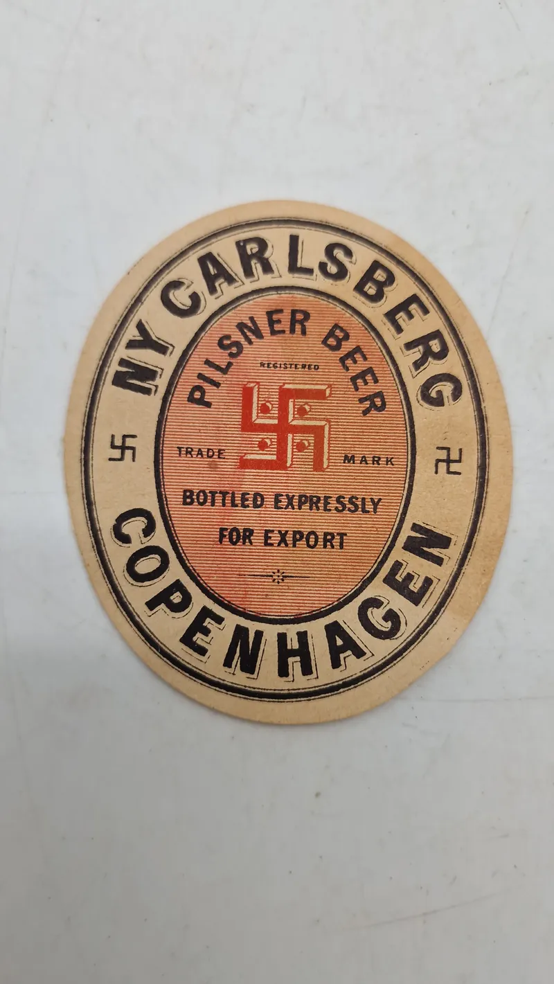 Original Carlsberg øl etikette