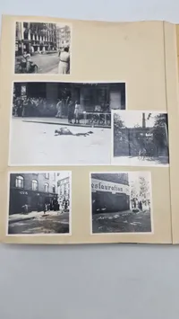 Sjældent privat foto album fra CBU mand med foto af mord, sabotage mm