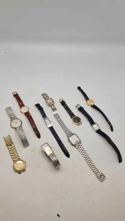 Samling diverse armbåndsure