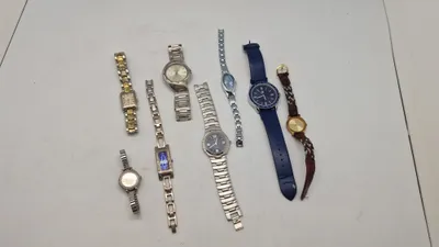 Samling diverse armbåndsure