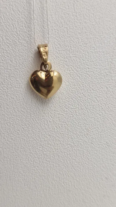 Hjertevedhæng af guld (8K, 333) 0,86 gram