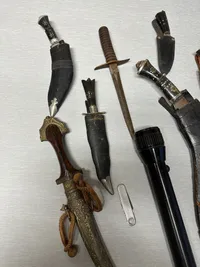Samling diverse blankvåben