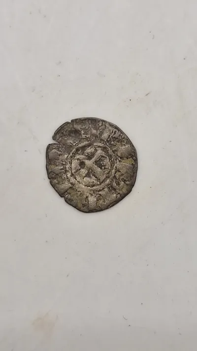 Ancient coin og knights templar, France