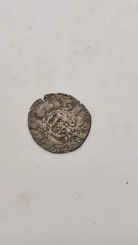 Ancient coin og knights templar, France