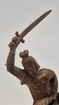 Figur med ridder