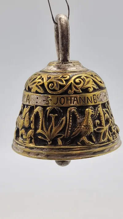 Vintage Brass Prayer Bell S Johannes S Lucas S Marcvs S Mathevs