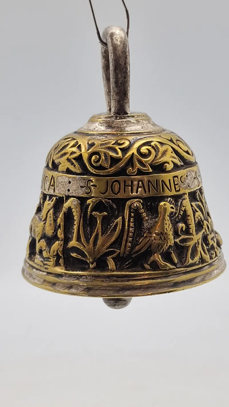 Vintage Brass Prayer Bell S Johannes S Lucas S Marcvs S Mathevs