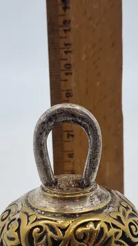 Vintage Brass Prayer Bell S Johannes S Lucas S Marcvs S Mathevs