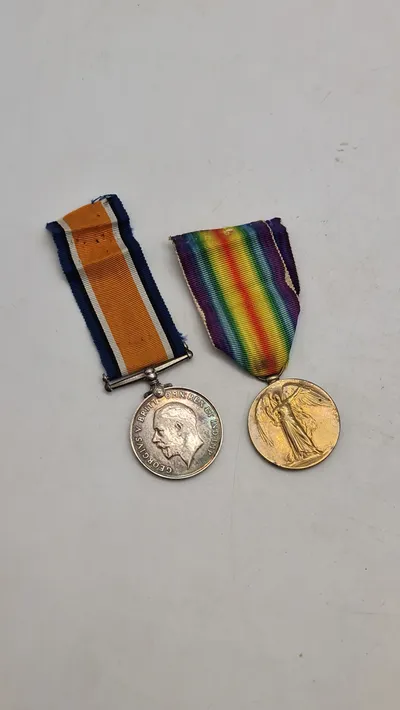 Originale navngivne krigsmedaljer, ww1 til samme mand