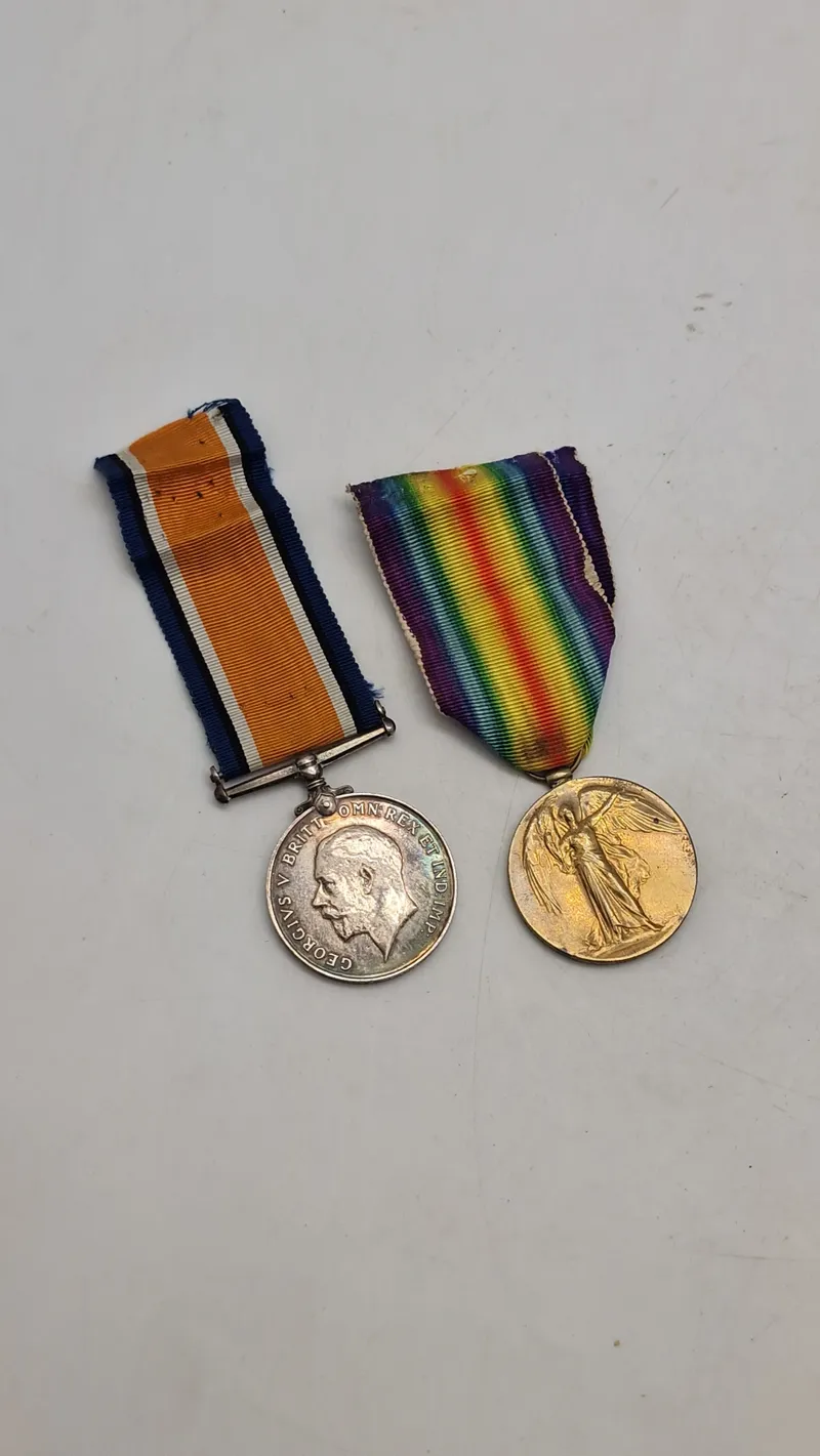 Originale navngivne krigsmedaljer, ww1 til samme mand