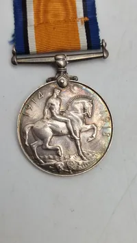 Originale navngivne krigsmedaljer, ww1 til samme mand