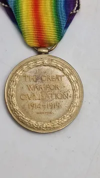 Originale navngivne krigsmedaljer, ww1 til samme mand