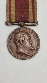 Original dansk krigsdeltager medalje 1848-50
