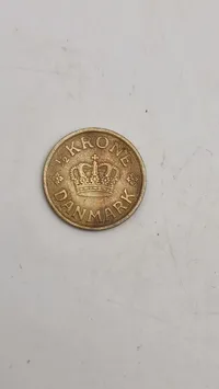 Original dansk 1/2 krone fra 1925